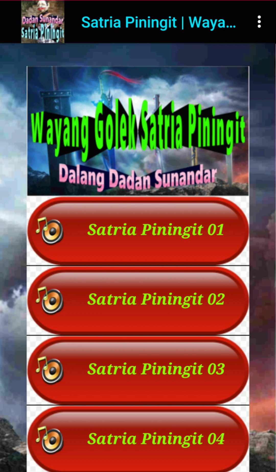 Satria Piningit Wayang Golek screenshot